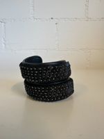 Spiral Armband Leder