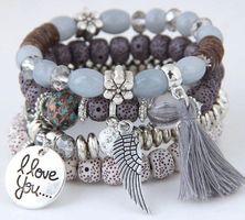 4 Armbänder: Bodo Damenarmband mit Engelsflügel usw