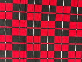 Decke aus Burma Myanmar 196x120 gewoben intensive Farben