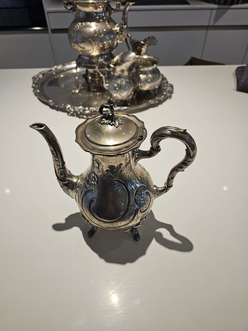 Set di piatti: German 800 Silver Tea & Coffee Set – Usato da Immensee venduto da Gitter 1