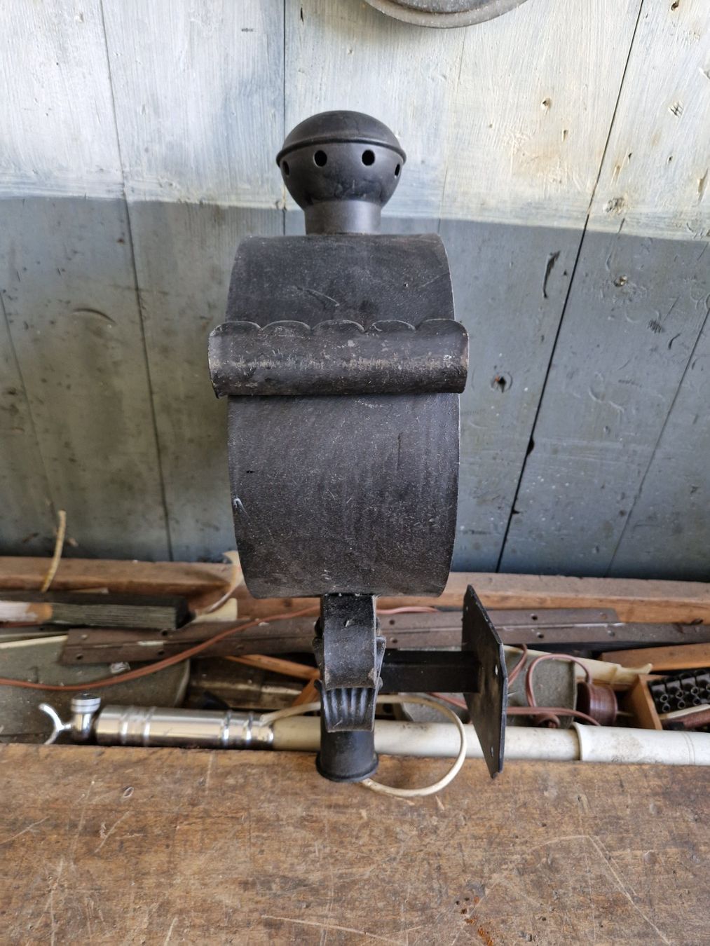 Lampade: Antica lanterna da parete – Usato da sementina venduto da patrol01 6