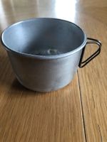 Alu Camping Becher Tasse Retro Vintage Militär Campingges...