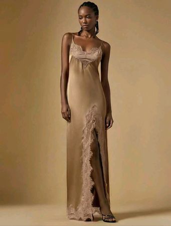 Kakhi Maxikleid Gr S *neuwertig*