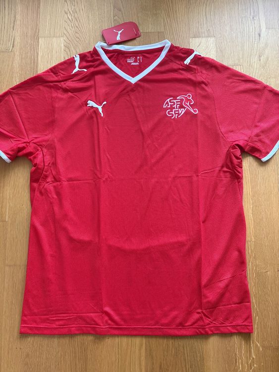 Schweizer Nati Maillots de corps & Pantalons: ORIGINAL SCHWEIZ NATI TRIKOT EM 2008 PUMA L NEU – Neuf avec emballage d'origine à Birr par kma1234