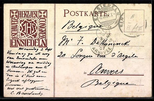Cartes postales: Einsiedeln, Schweizerischer Herz-Jesu-Co – D'occasion à Berlin par bartko-reher 1