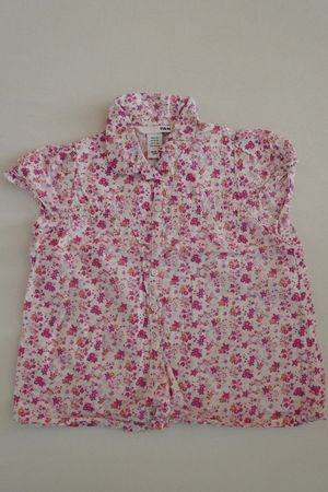 Hübsche Bluse mit Blumen, Gr. 110