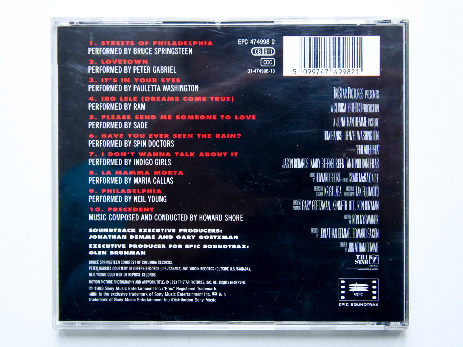 CD: Philadelphia (Soundtrack) – Usato da Belmont-sur-Yverdon venduto da ag97 2