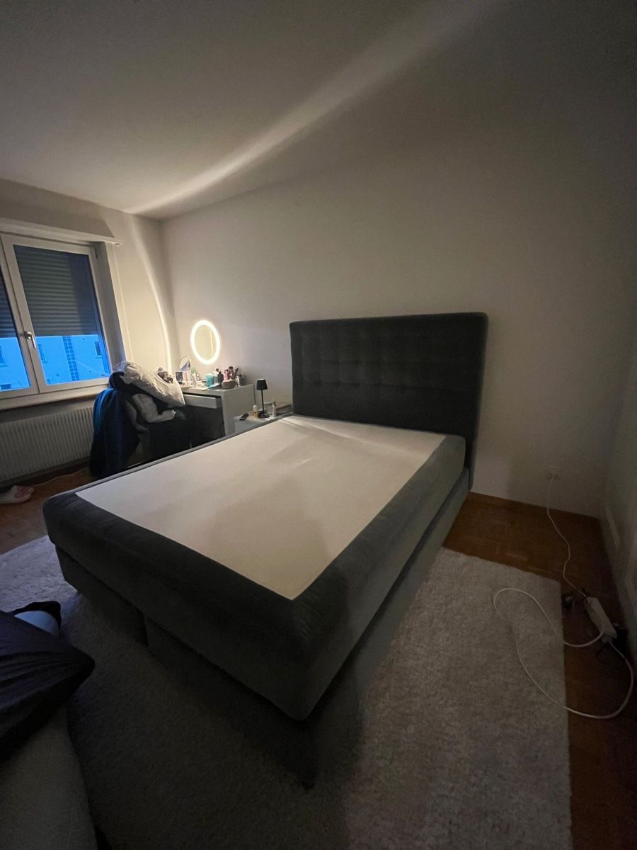 Ikea Letti: Boxspringbett, grau, gebraucht, 160x200cm, Schnäppchen! – Usato da Bern venduto da lio_f6wm 5