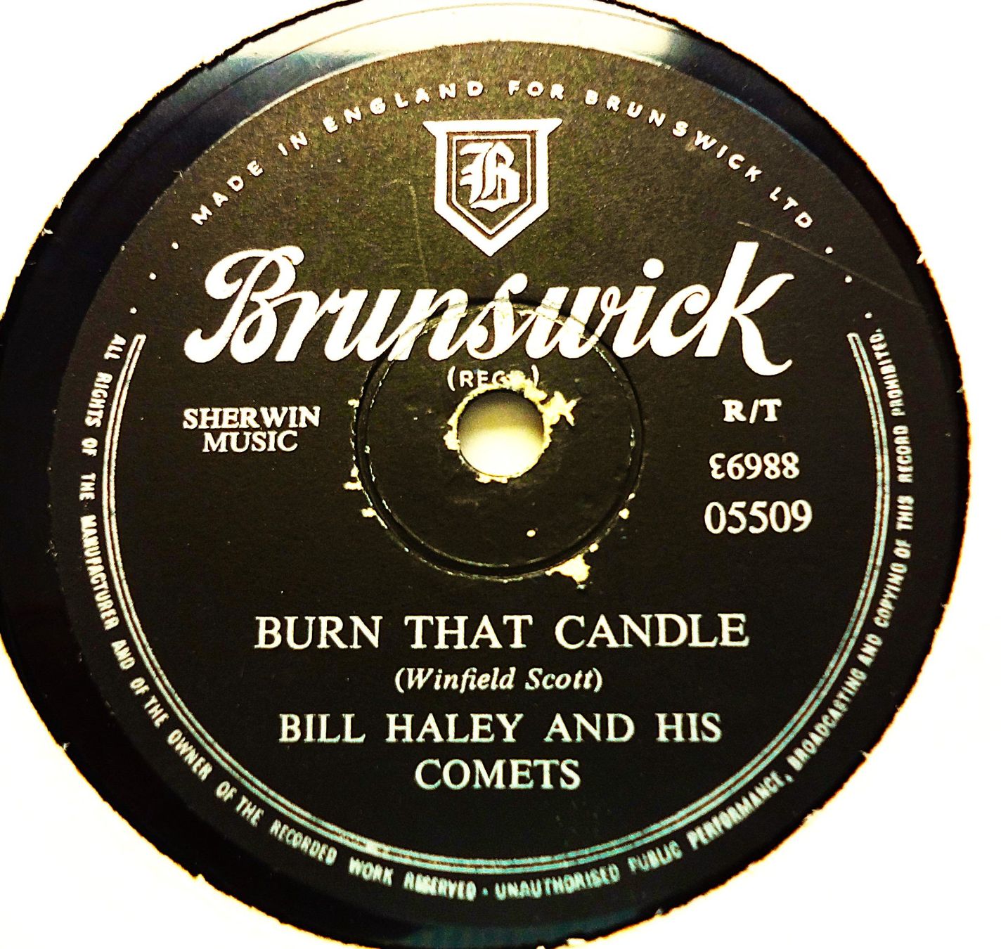 Schallplatten: Bill Haley, Rock'n'Roll Schellackplatte – Gebraucht aus Hemishofen von Phonomandy