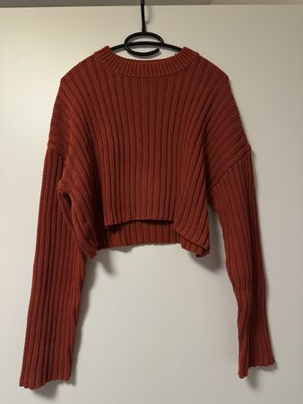 Strickpullover Zara rostrot, Gr. M