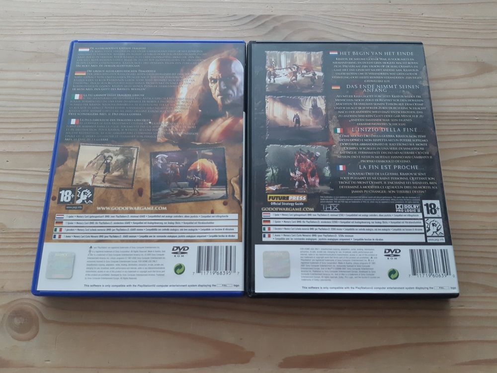 God of War 1 und II 2 Spiele für PS2 im Set Kaufen auf Ricardo