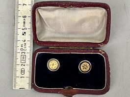 Goldene Manschettenknöpfe, Vintage, Top Zustand, Rarität