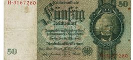 Berlin 50 Reichsmark 30.03.1933 SS+-SS++