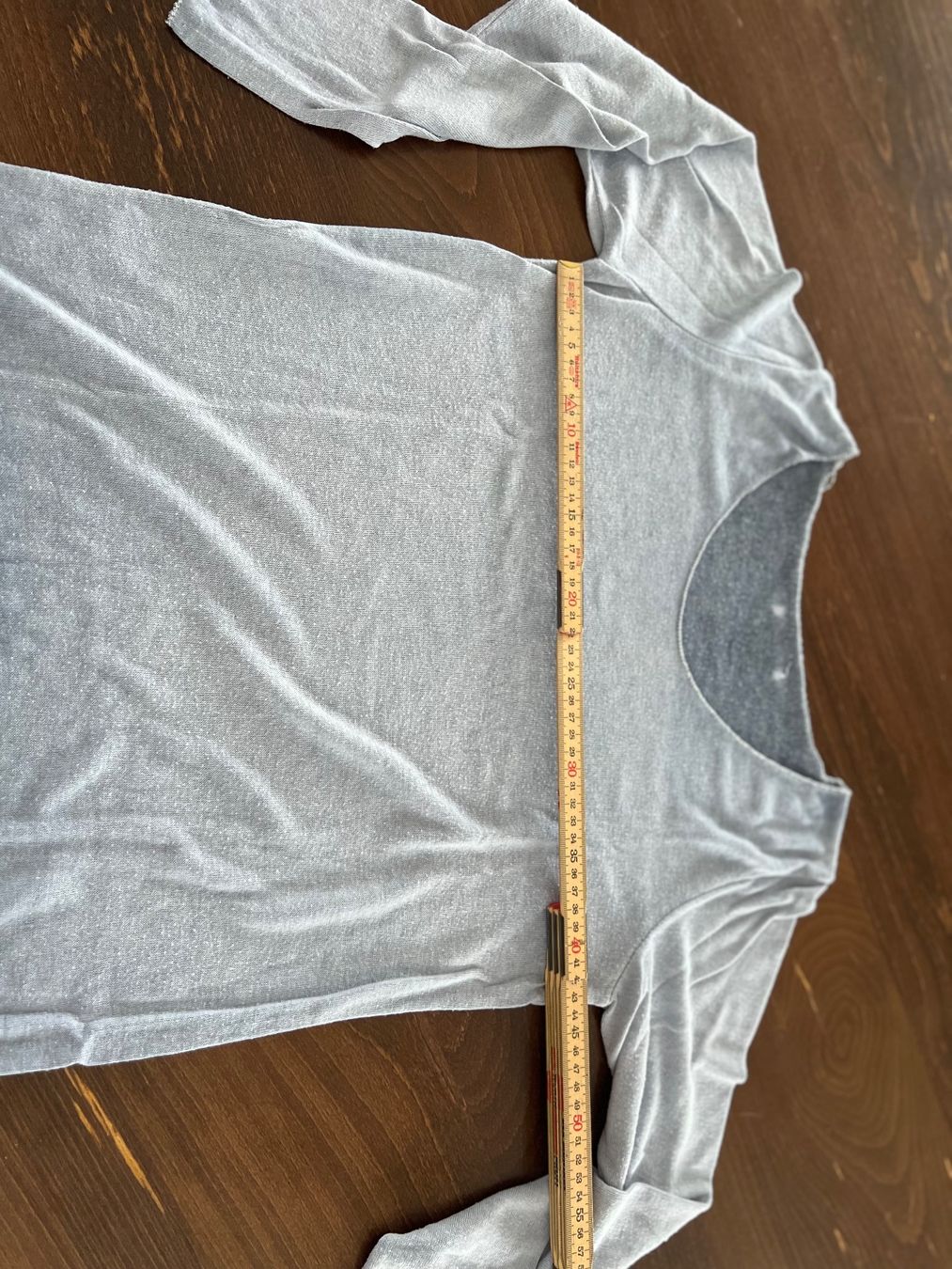 Maglioni & Felpe: Langarmshirt hellblau leicht glänzend Gr. S – Usato da Ebmatingen venduto da Mistelu 1