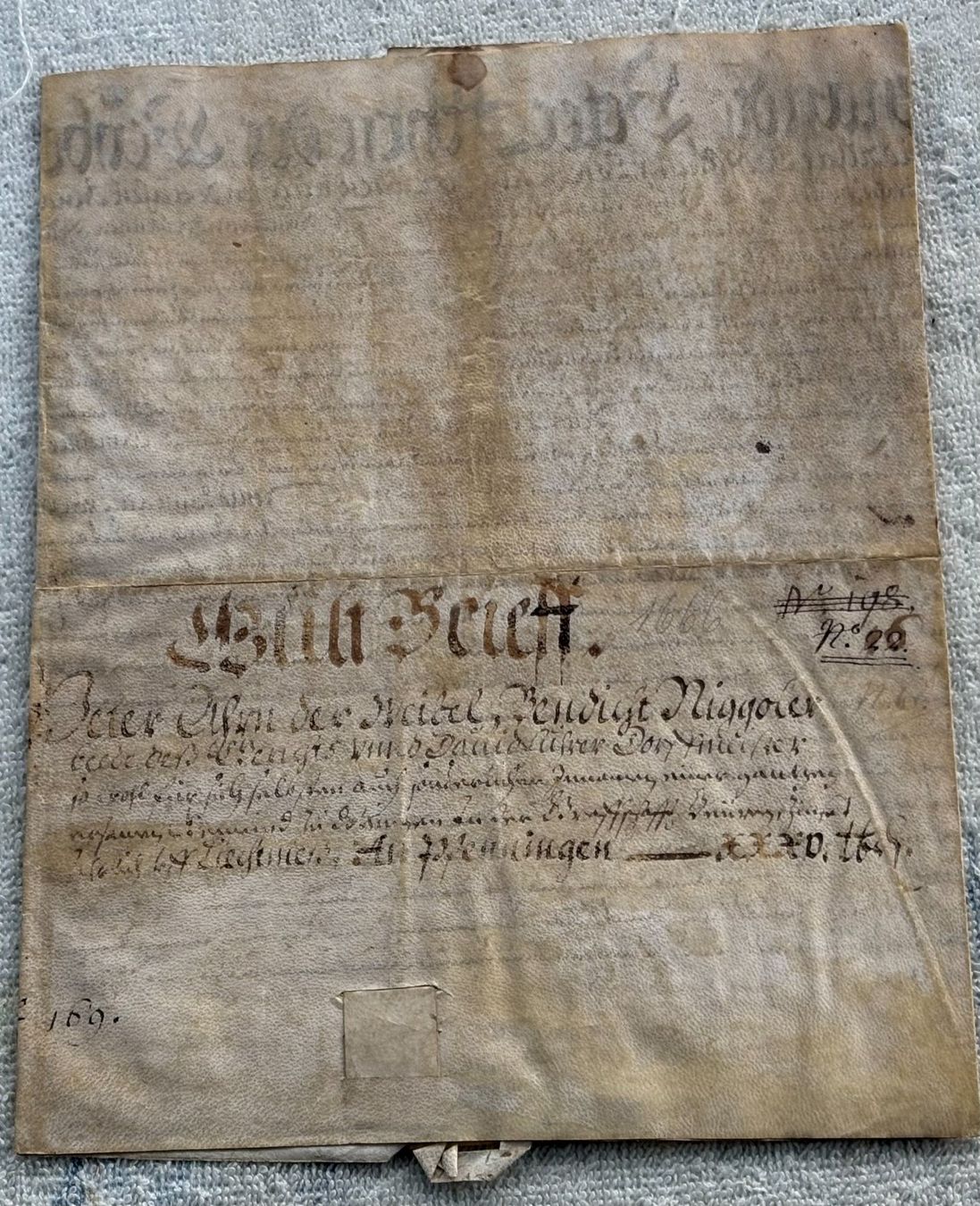 Documenti: ANTIKES DOKUMENT 1666 – Usato da Ostermundigen venduto da crazy-horse-1840