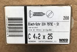 WICO SCHRAUBEN NEU UND ORIGINALVERPACKT