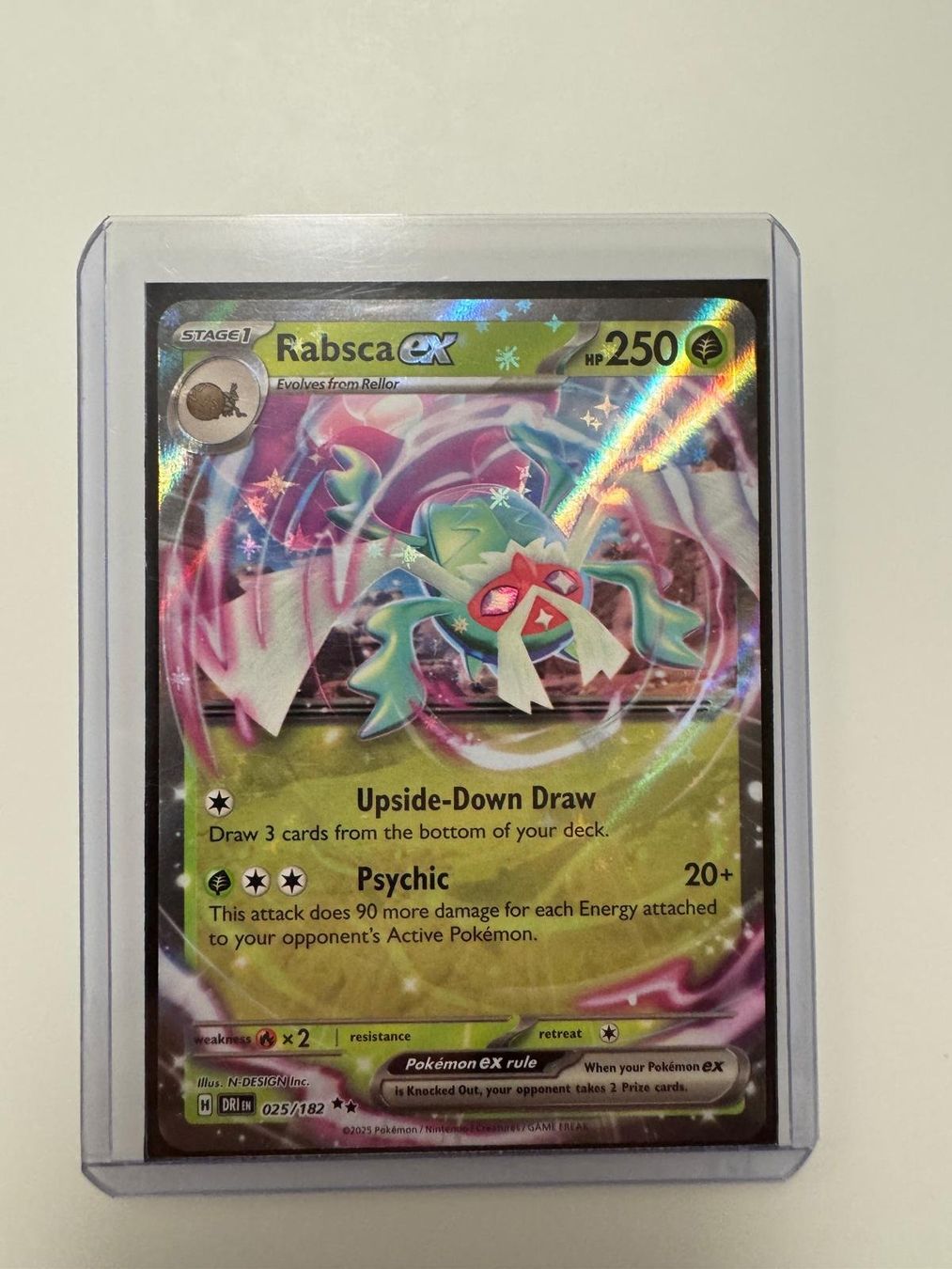 Pokémon Carte collezionabili: Rabsca ex | Double Rare | DRI 025/182 | EN – Usato da Spreitenbach venduto da Snacky96 2