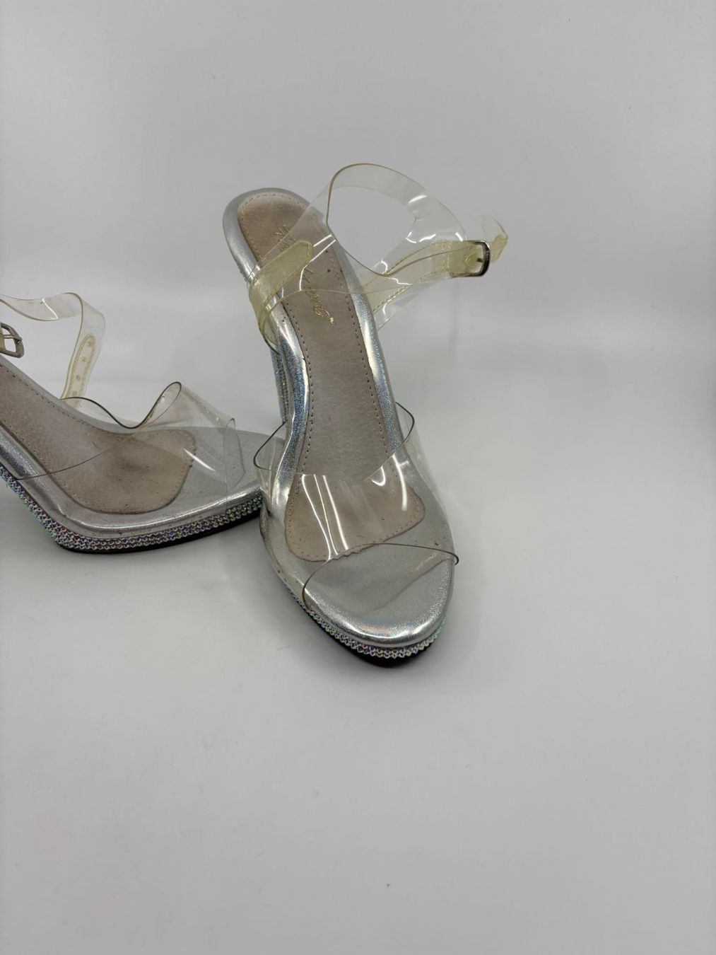 Scarpe da donna: Transparente Sommer High Heels Grösse 39-40 – Usato da Herisau venduto da Seyashop_2 2
