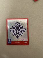 EURO 2024 Sticker Iceland Topps Neu