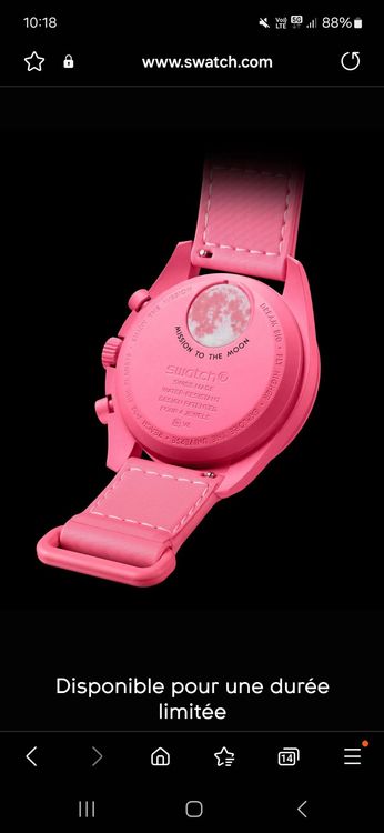 Swatch Orologi: Moonswatch Edition Mission to the pink Omega Rose (Neuf) – Usato da Bursinel venduto da Rolesor 3