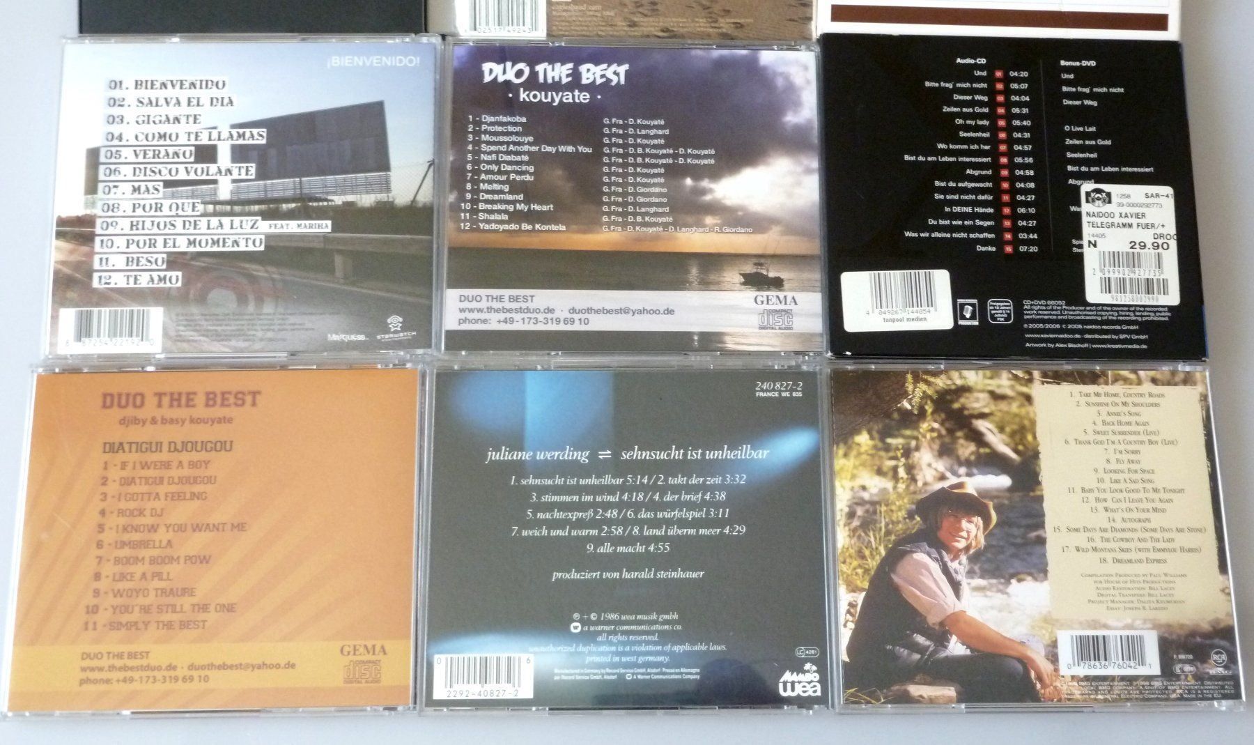 CD: CD-Set 7 – Usato da Mauren venduto da Yeelen 3
