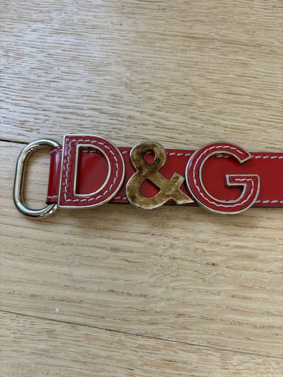 Dolce & Gabbana Cinture: D&G Roter Gürtel – Usato da Bern venduto da nik_2kbk 3