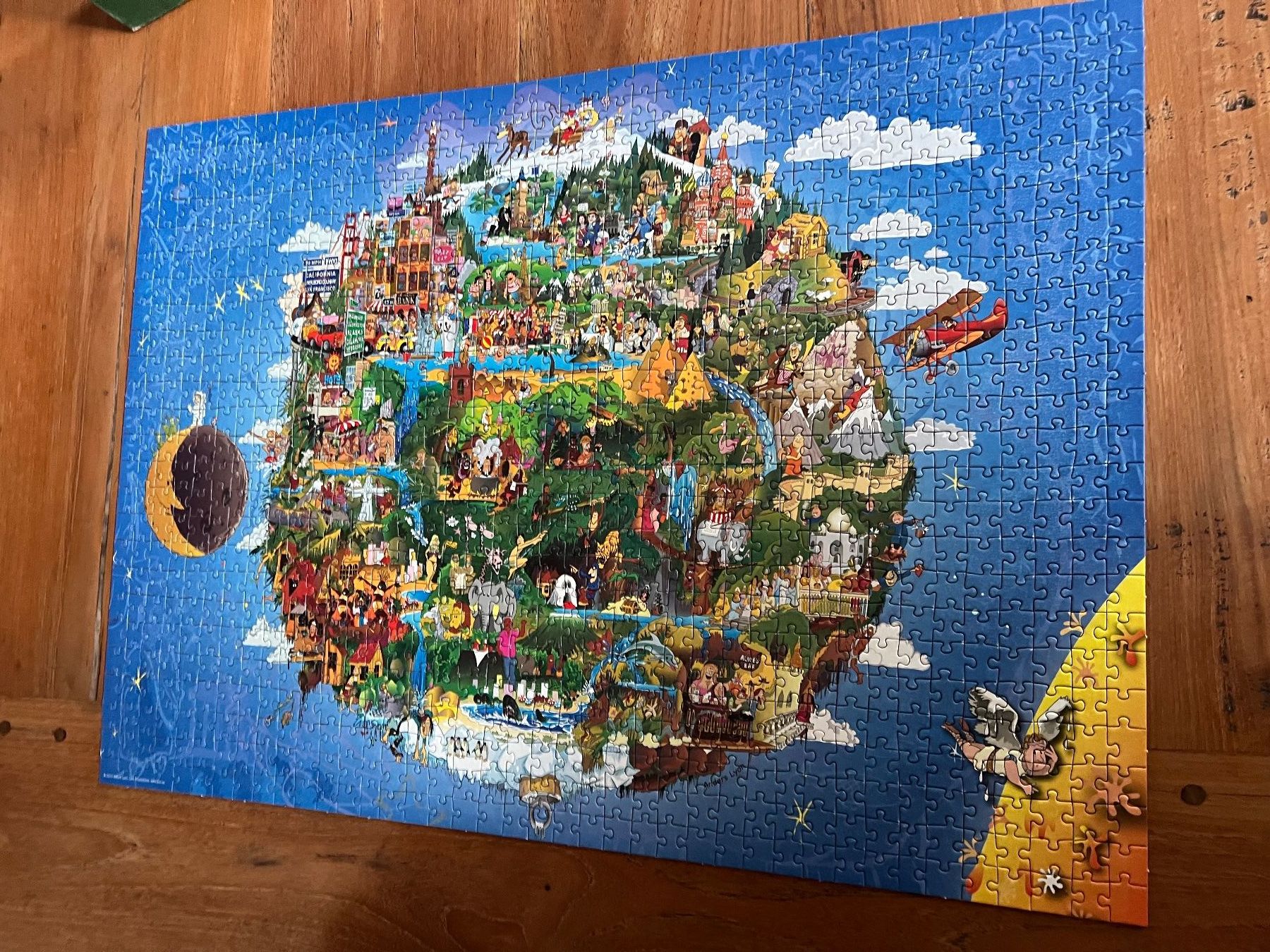 Puzzle: HEYE The Earth Puzzle 1000 Teile – Usato da Steffisburg venduto da 9MOMO5 5