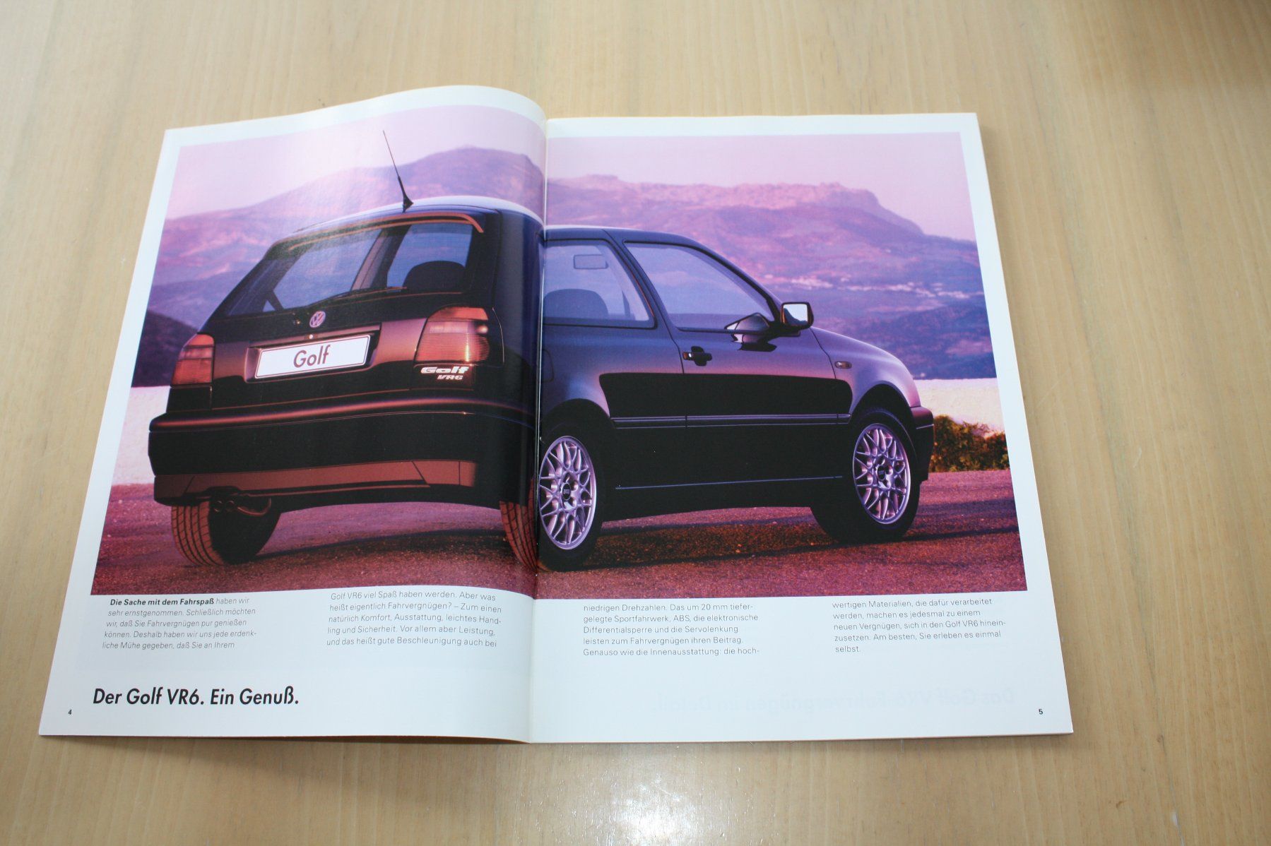 VW Documenti: VW Golf VR6 Prospekt 5/1996 – Usato da Wikon venduto da erwin400 2