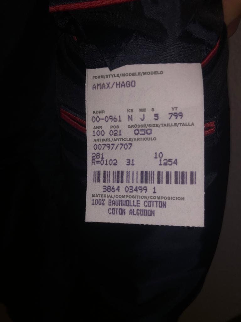 Hugo Boss Completi: Hugo Boss Anzug – Usato da Schlieren venduto da Sunshines 4