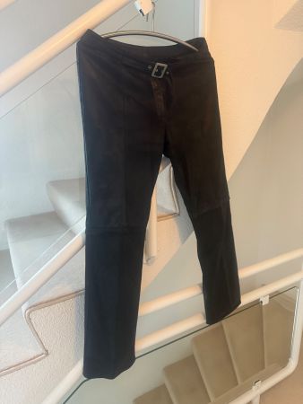 Hose aus Leder Gr.40 schwarz