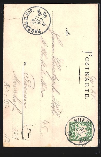 Ganzsachen: Litho Nürnberg, 13. General-Versammlung – Gebraucht aus Berlin von bartko-reher 1