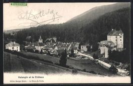 AK Valangin, Le Château, 1908