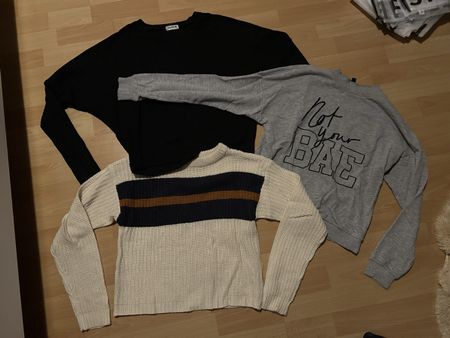 Pullover, Gr. S, 3 Stk.