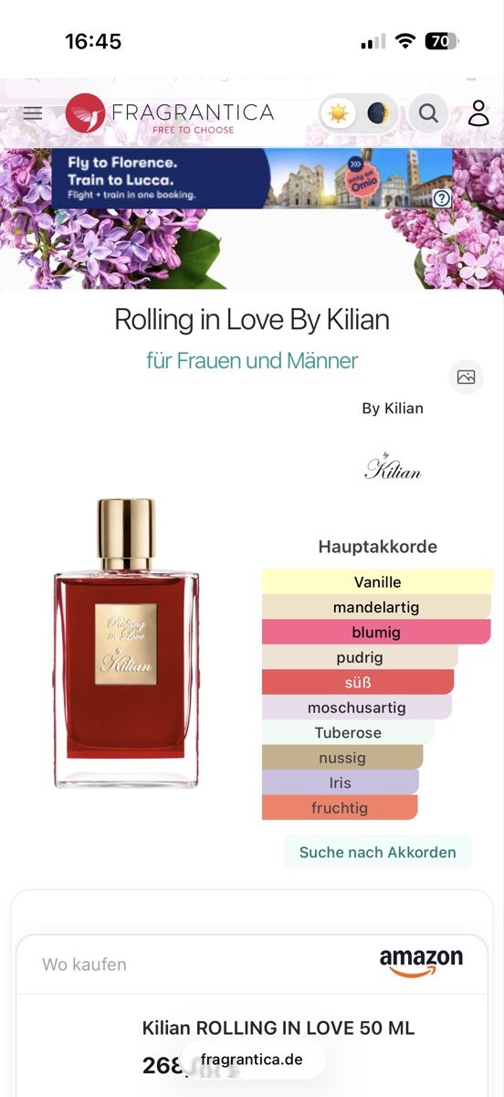 Kilian Profumi & Eau de Toilette: Kilian "Rolling in Love" 2 ml – Usato da Sursee venduto da nst_czk2 1