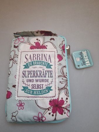 Tasche mit Name Sabrina Neu