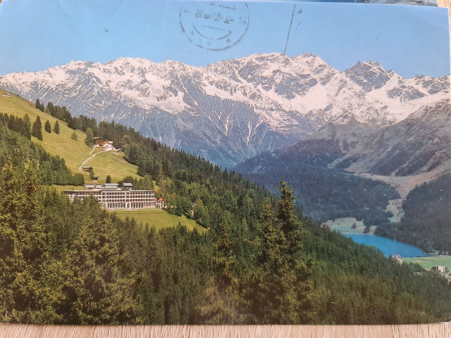 Cartoline postali: Ansichtskarte Berghotel Schatzalp Davos – Usato da Dintikon venduto da Vexi