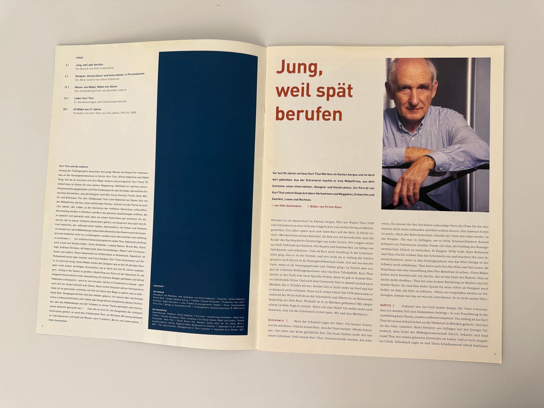 Riviste & Magazine: Thut Möbel 1953 bis heute, 2001 – Usato da Bern venduto da consign_agency 1