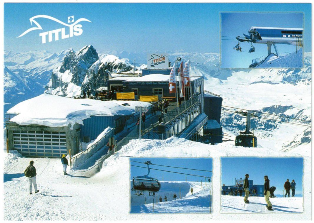 Cartes postales: Engelberg - 4 Bild AK Titlis – D'occasion à Binningen par Mountainrider