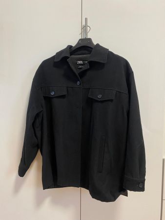ZARA Jacke schwarz