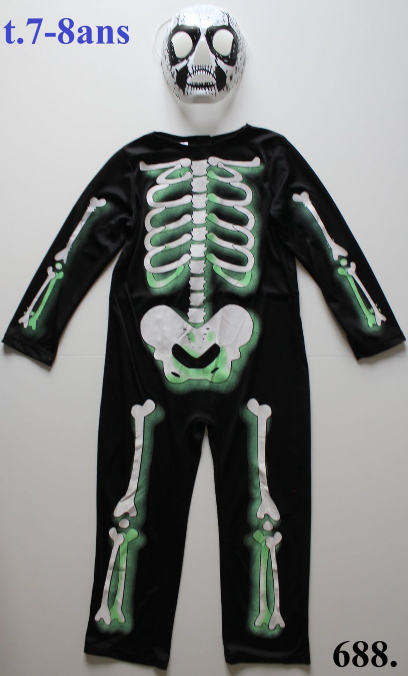 Costumi: Costume squelette / Skelett t. 7 - 8 ans – Usato da Peseux venduto da CoolShoping