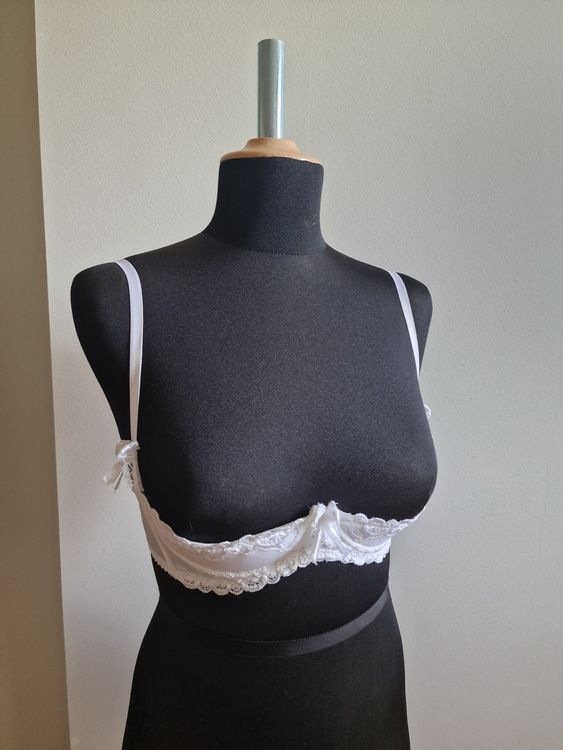 Dirndl BH Push-Up Spitze Weiß - Büstenhebe BH Für Oktoberfest & Trachtenmode