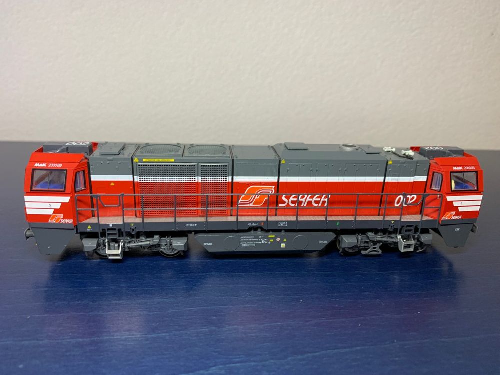 Mehano Vossloh G2000 - , alt til modeltog i skala N og H0. Roco, Fleischmann, Märklin