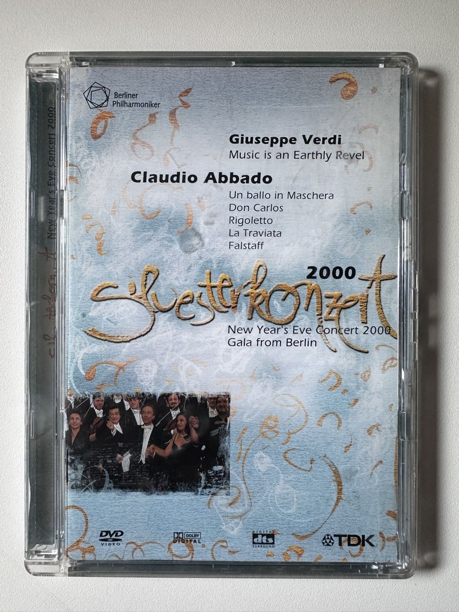 Tutti i DVDs: Silvesterkonzert 2000 Verdi Abbado Berliner Philharmoniker D – Usato da Zofingen venduto da SwissMercator