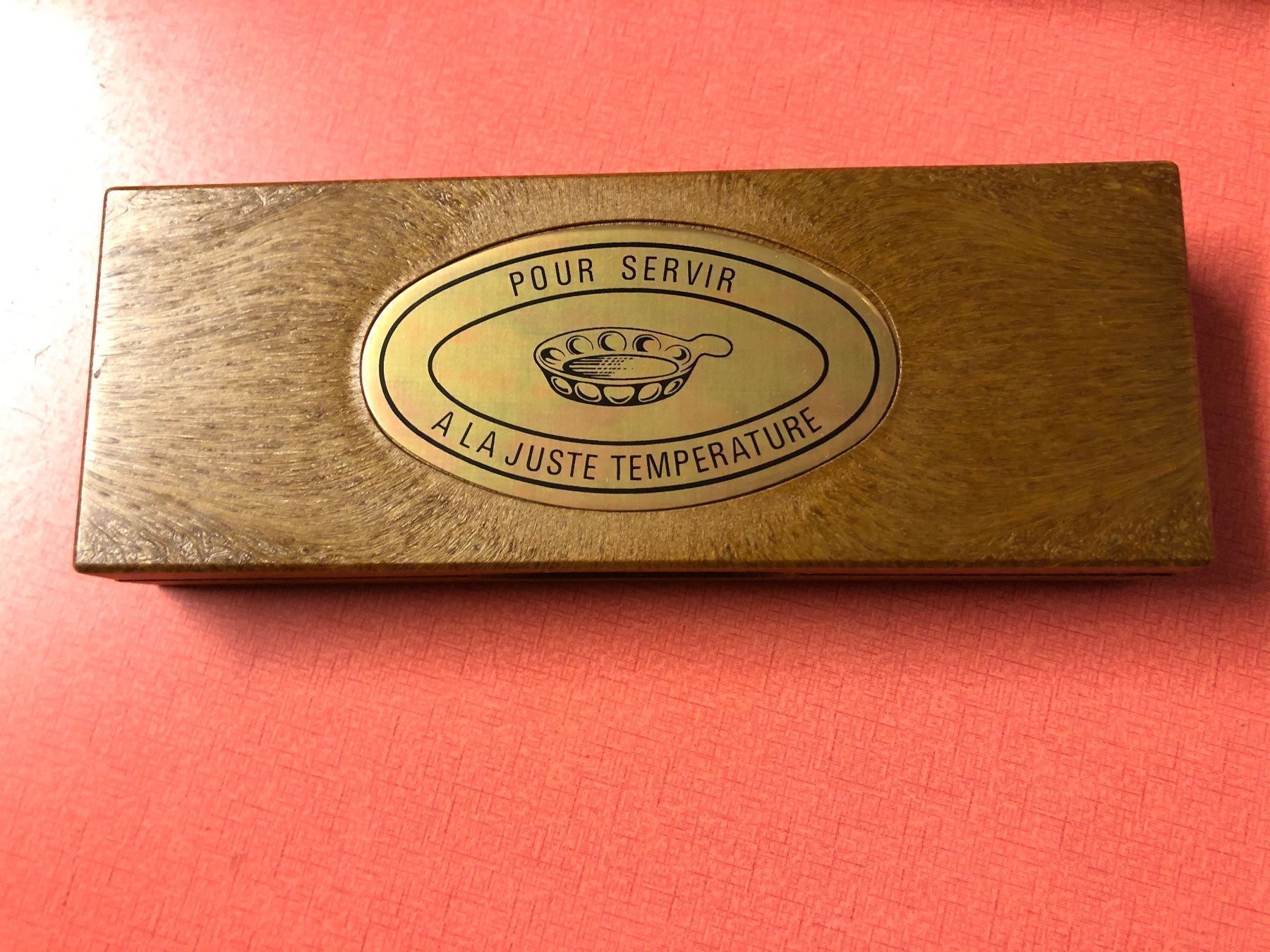 Alle Werkzeuge: Wein Thermometer in Edelholz Schachtel. – Gebraucht aus Lanzenhäusern von vic63 1