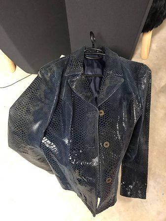 Lederjacke Damen, tailliert, Gr. 38
