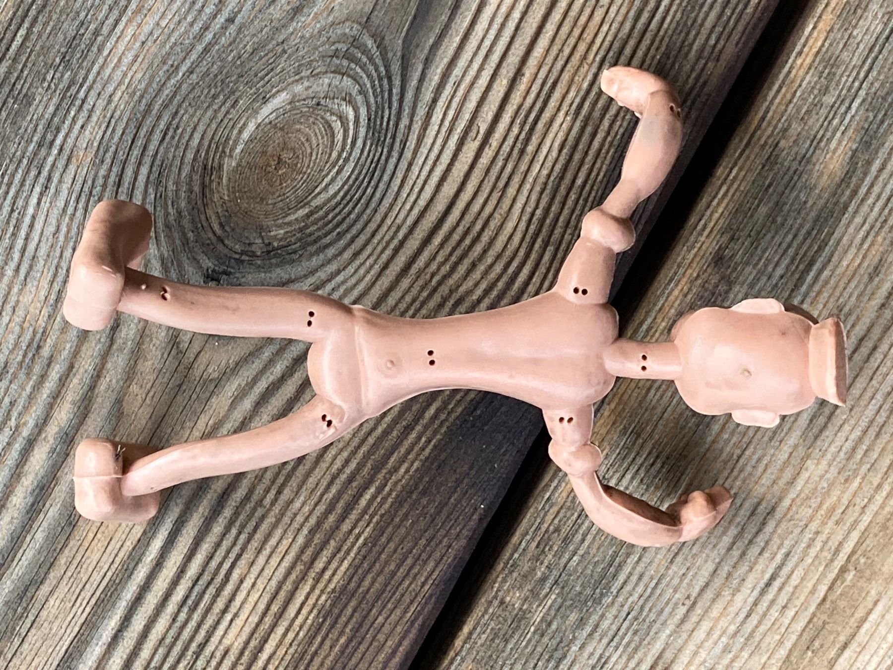 Statuette: Comicfigur Popeye Gummipuppe mit Drahtgestell – Usato da Lüchingen venduto da Eeizo 5