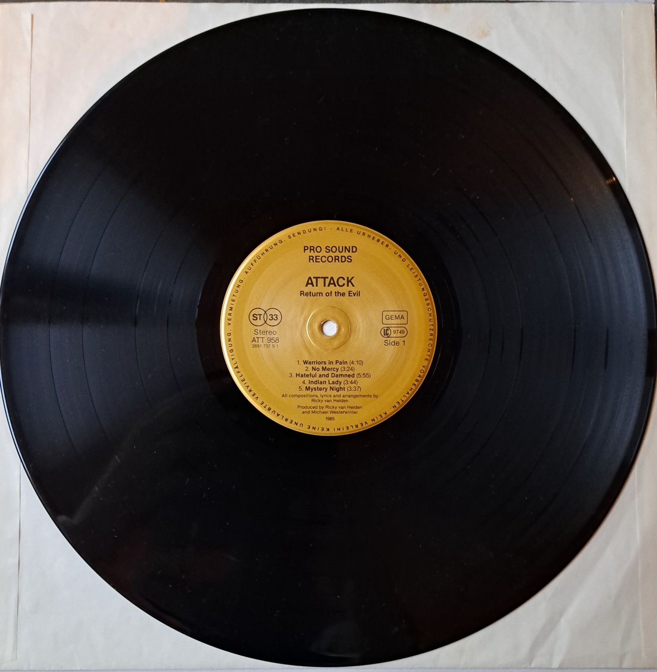 Dischi in vinile: Attack - Return of the Evil LP Vinyl Platte – Usato da Solothurn venduto da Temple_of_Triton 2
