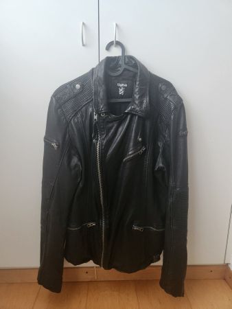 Lammlederjacke schwarz Grösse M