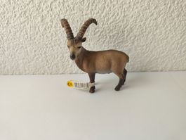 Schleich Steinbock Waldtiere Rarität 2006 Germany Fähnchen