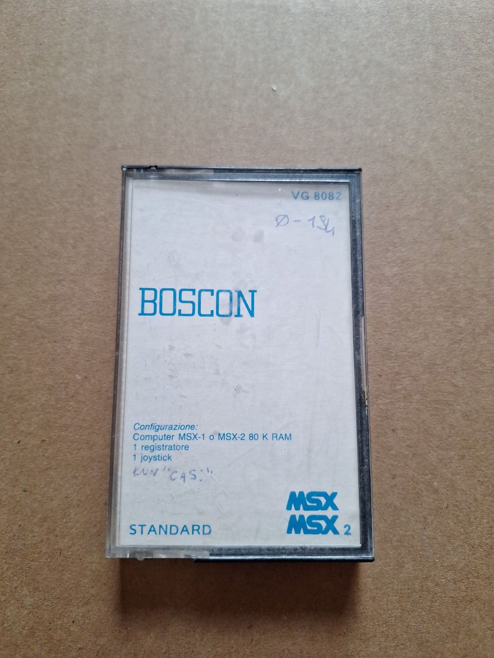Giochi: Boscon - MSX Game Kassette – Usato da Altstätten SG venduto da GGsGameshop